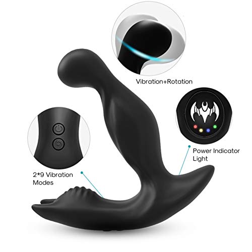 LOVEZ-Massaggiatore-Prostatico-con-Doppio-Motore-Rotazione-di-360--Silicone-Anale-Vibratore-con-Telecomando-Stimolatore-Prostata-Perineo-con-9-modalita-di-Vibrazione-Impermeabile
