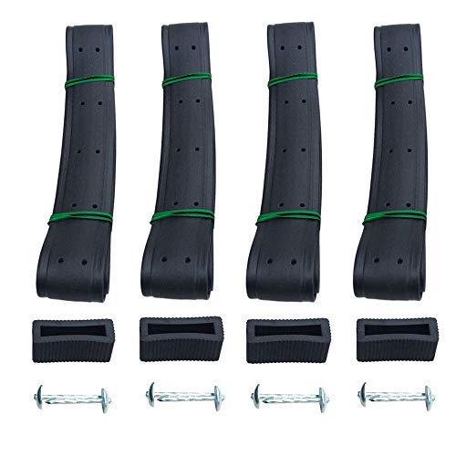 Sanmum Tree Ties straps Adjustable Tree Plant Shrub Support Ties Buckle Lock 30cm / 45cm / 60cm (4pcs 60cm/23.6inch Lock)