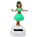 greenbrier internacional Plastic Solar-Powered Dancing Hula Girls (Assorted Colors)