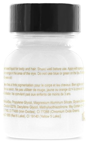 Mehron Makeup Liquid Face & Body Paint, WHITE - 1oz