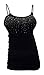 eVogues Rhinestone Accented Long Cami Top