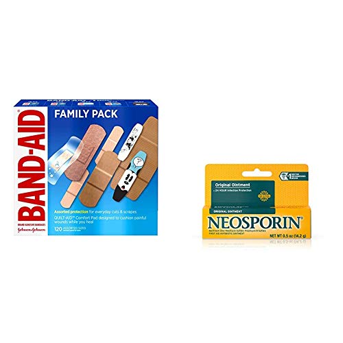 BandAid Brand Adhesive Bandage Family Variety Pack in Assorted Sizes