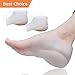 Sumifun Plantar Fasciitis Silicone Heel Sock, Heel Lift Insoles Silicone High Increase Shoe Inserts Plantar Fasciitis Heel Protecto