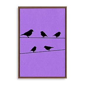Framed Canvas Wall Art for Living Room, Bedroom Simple Style Theme Canvas Prints for Home Decoration Ready to Hang - 16x24 inches