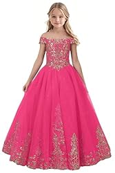 Tulle Flower Girl Dress for Wedding Sparkly