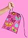 Whimsical Pink Butterfly Drawstring Bags Kids Birthday Party Supplies Favor Bags 10 Pack