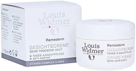 Louis Widmer Remederm Face Cream for Very Dry Skin Day and Night Care Anti-ageing (Non-scented) 50 ml