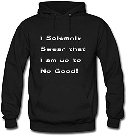 I SOLEMNLY SWEAR THAT I AM UP TO NO GOOD! Women's Long Sleeve Cotton Hoodie