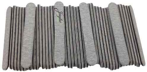 Mini Grey Salon Cushion Board Nail Files 180/180 (50 Pack)