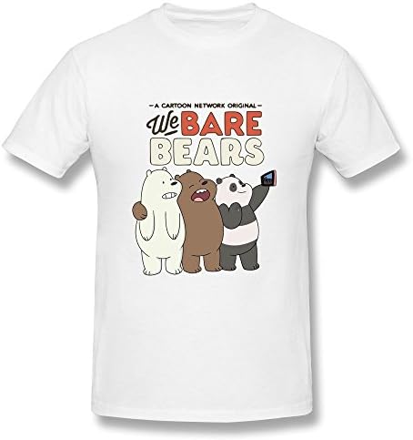 Men's We Bare Bears White Tshirts