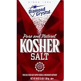 Diamond Crystal Kosher Salt – Full Flavor, No Additives and Less Sodium - Pure and Natural Since 1886 (Restuarant Pack) - 3 P