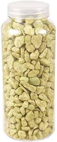 Easygift Decorative Large Stones 1000Gr Centrepiece Wedding Floral Vase (Lime Green)