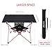 MOVTOTOP Foldable Camping Table with Cup Holders, 2 Tier Portable Lightweight Camp Table with Carrying Bag for Indoor and Outdoor Picnic, BBQ, Beach, Hiking, Travel, Fishingthumb 3