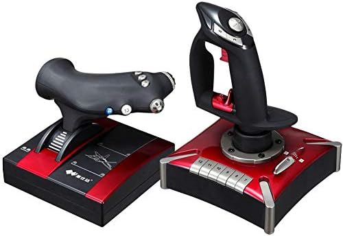 Owlhouse Flight Simulator Joystick, Agricultural Flight Joystick Simulator, USB Interface, for Computer Flight Games, Agricultural Flight Simulator Controller, Ace Fighter