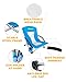 KingCamp Ultralight Compact Portable Low Back Beach Chairs for Adults with Cup Holder,Carrying Bag,Padded Armrest for Outdoor Sand Picnic Lawn Concert Traveling Festival