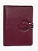 Franklin Covey Leather Ava Binder, Classic 7.5x9.5x1.2-Inches, Plum