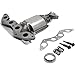 Evan Fischer Catalytic Converter Compatible with Honda Civic 2001-2005 Front