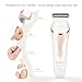 KAKUSII Women’s Shaver Multi-Function Waterproof Rechargeable Electric Razor with Bikini Trimmer Facial Cleansing Brush and Facial Massager