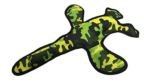 Petlou Durable Squeeze Me Plush Soft Squeaker Interactive Dog Chew Toy, squeaks, floats, washable, ripped resistant (17" JUNGLE BUDDY MALLARD DUCK)