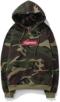 supreme green camo hoodie