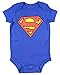 DC Comics Superman Onesie Romper (24 Months) Blue