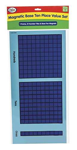 Didax Educational Resources Magnetic Base Ten Place Value Set