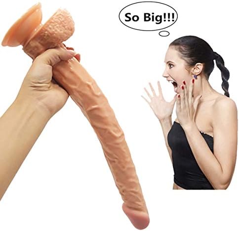 Women Dilló 15 inch Extra Huge Soft Massaging Wand for Female Discreet Package