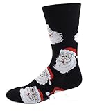 Absolute Stores Men's Jolly Santa Christmas Socks