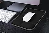 Security Memory Foam Non Slip Mouse Pad Wrist Rest , Ergonomic Mouse Pad Mat with Wrist Support for Gaming Office Computer, Laptop, & Mac Pain Relief