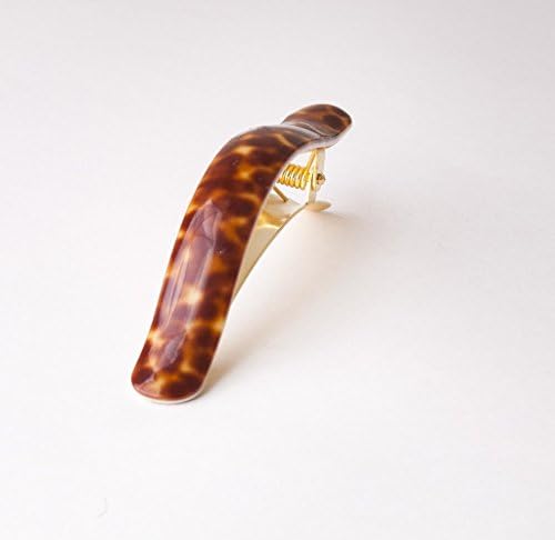 Ficcare Ficcarissimo Clip French Acetate Leopard - size Small