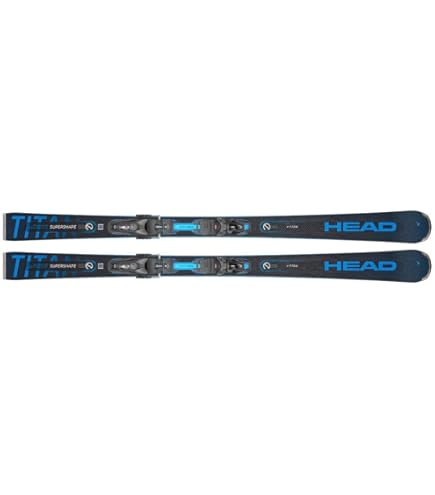 Amazon.com : HEAD Supershape Team Easy 127cm Skis w/JRS 7.5