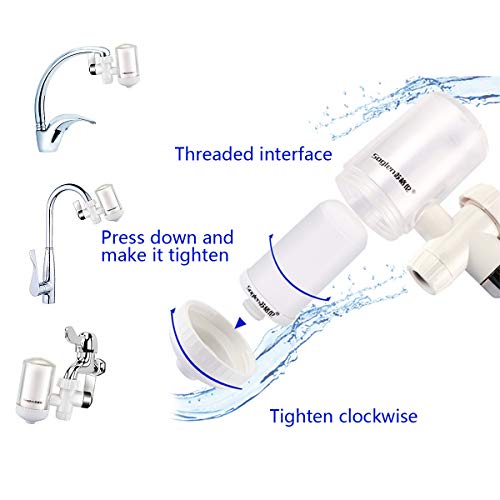 Faucet Water Filter Faucet Mount Purifier Tap Water Filter for Kitchen Bathroom