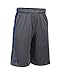Under Armour Boys' Instinct Shorts, Graphite/Royal, Youth Medium
