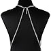 Women Bikini Belly Chain Tassel Crossover Body Chain Necklace(Silver)…