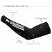 Compression Arm Sleeves, UV Protection Cooler, Sports Elbow Warmers Support for Cycling,Golf,Hiking,Baseball,Basketball 1 Pair (M, Black)