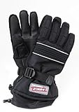 Vega Snowmobile Gloves (Black, Large)
