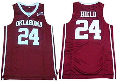 Oklahoma Sooners 24 Buddy Hield Red NCAA Basketball Jersey Size-M