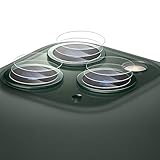 Qoosea Compatible with iPhone 11 pro max/iPhone 11 pro maxLens Camera Protector (3 Pack) Clear Glass Protector Easy Bubble-Free