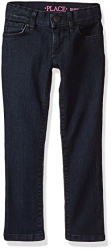 The Children's Place Girls Size Super Skinny Jeans, Super Dark Indigo 25700, 5 Slim