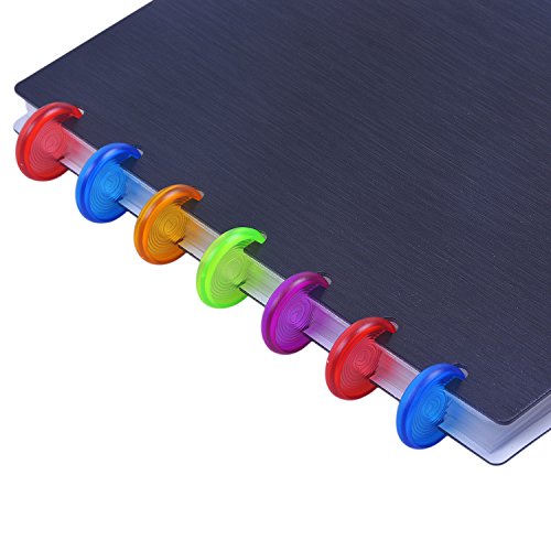 Rancco Business Card Organizer Book, 120 Cell Cards Colorful Ring Name Card Holder Credit Card Case w/ 5 Page Dividers - Thumbnail 3