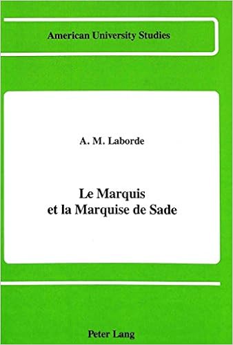 Le Marquis Et La Marquise De Sade Pdf Télécharger - 