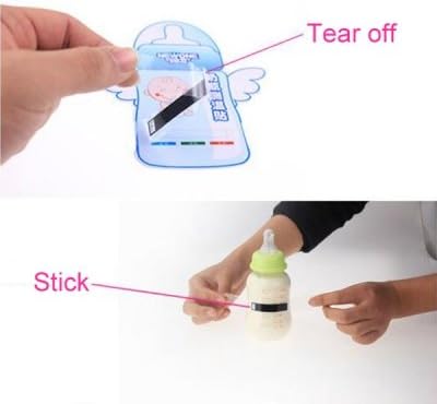 Baby Milk Bottle Temperature Digital Safe Infant Test Strip Thermometer Sticker by PPstore99