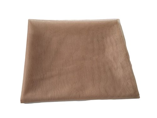 Pancy 1 yard Swiss Lace Net for Making Wig Toupee Top Closure Foundation Hair Accessories (Light Brown)