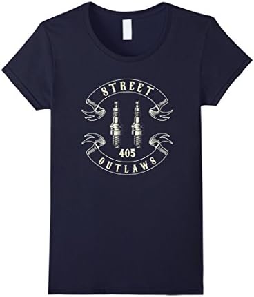 Women's 405 Street Outlaws T Shirt XL Navy