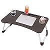 VLikeze-Laptop-Desk-Laptop-Bed-Table-with-Foldable-Legs-Cup-Slot-Reading-Holder-Notebook-Stand-Breakfast-Bed-Tray-Book-Holder-for-Sofa-Bed-Terrace-Balcony-Garden-Black VLikeze Laptop Bed Table, Portable Bed Desk for Laptop, Foldable Laptop Lap Desk with Cup Holder Laptop Stand Breakfast…