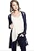 Umgee USA Women's Lightweight Lace Trimmed Open Cardigan Sweater