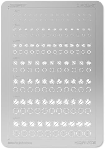 Amazon ハイキューパーツ ステンレスシール 丸型1 1枚入 Sspe Cir01 プラモデル 通販