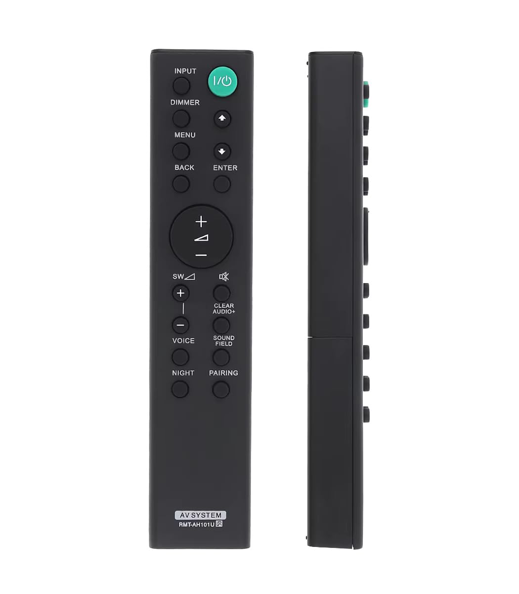 RMT-AH101U Replacement Soundbar Remote Control for Sony Soundbar HT-CT380 HT-CT780 HT-CT381 Sound Bar