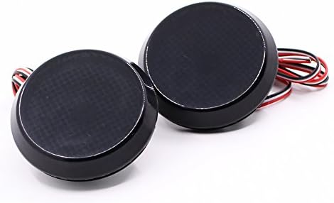 Paision Smoke Lens 6.8CM Round LED Rear Bumper Reflectors Light for Scion Xb Iq Toyota Sienna Corolla