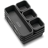 madesmart Value Paquete de compartimentos con enclavamiento de 8 piezas - Granito |  COLECCIÓN DE VALOR |  Almacenamiento multipropósito personalizable |  Durable |  Fácil de limpiar |  Sin BPA